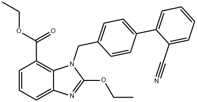 2-乙氧基-1-[[(2`-腈基连苯-4-取代)甲基]苯并咪唑]-7-羧酸乙酯