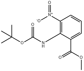 2-(叔丁氧基-2-甲酰胺)-3-硝基苯甲酸甲酯